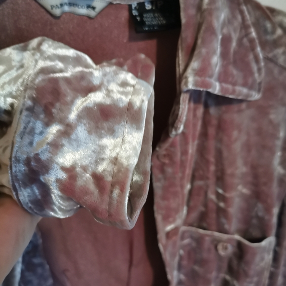 2/15$💚Parasuco  velvet shirt size S - Picture 3 of 4